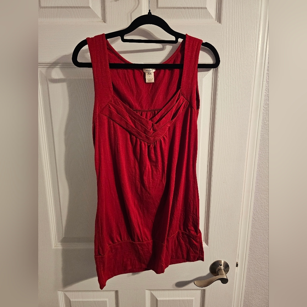 Studio Y Vibrant Red Tank Top